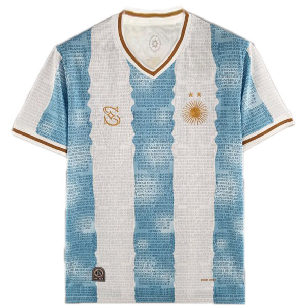 Argentina commemorative 10th jersey soccer uniform men's special football kit tops sport shirt 2022